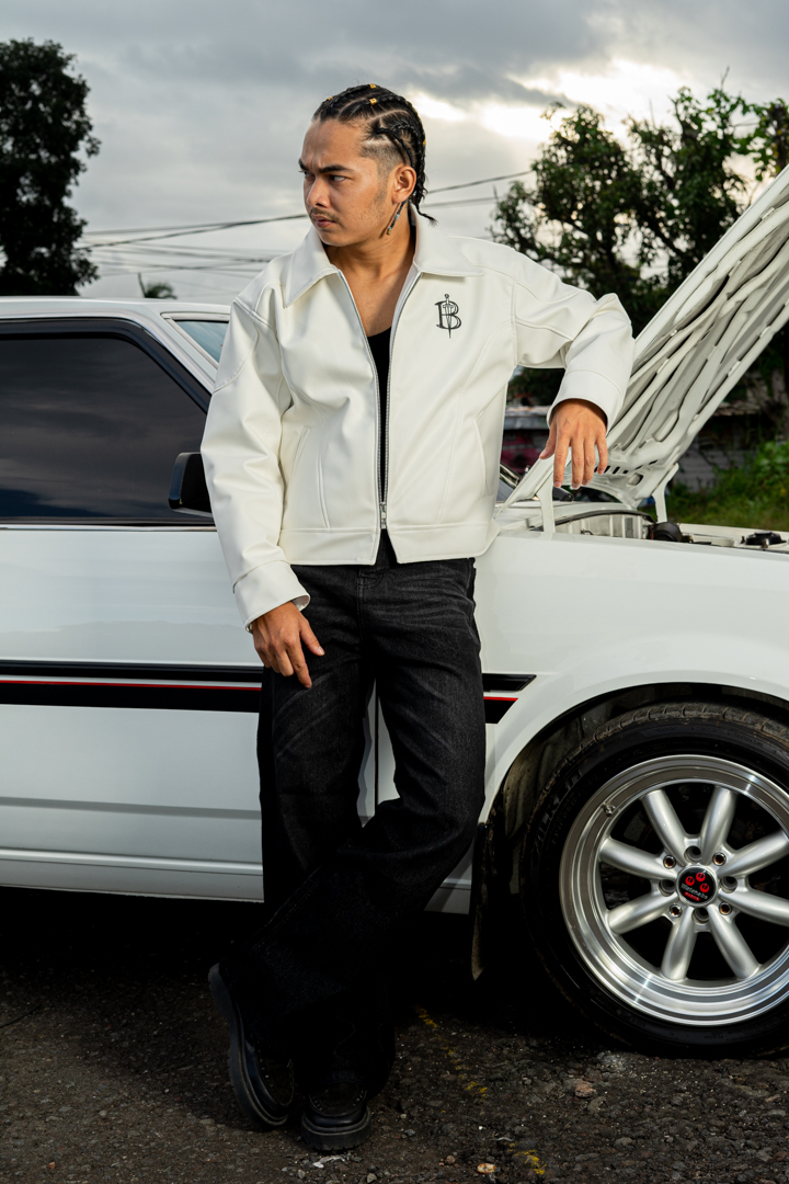 Leather Jacket White