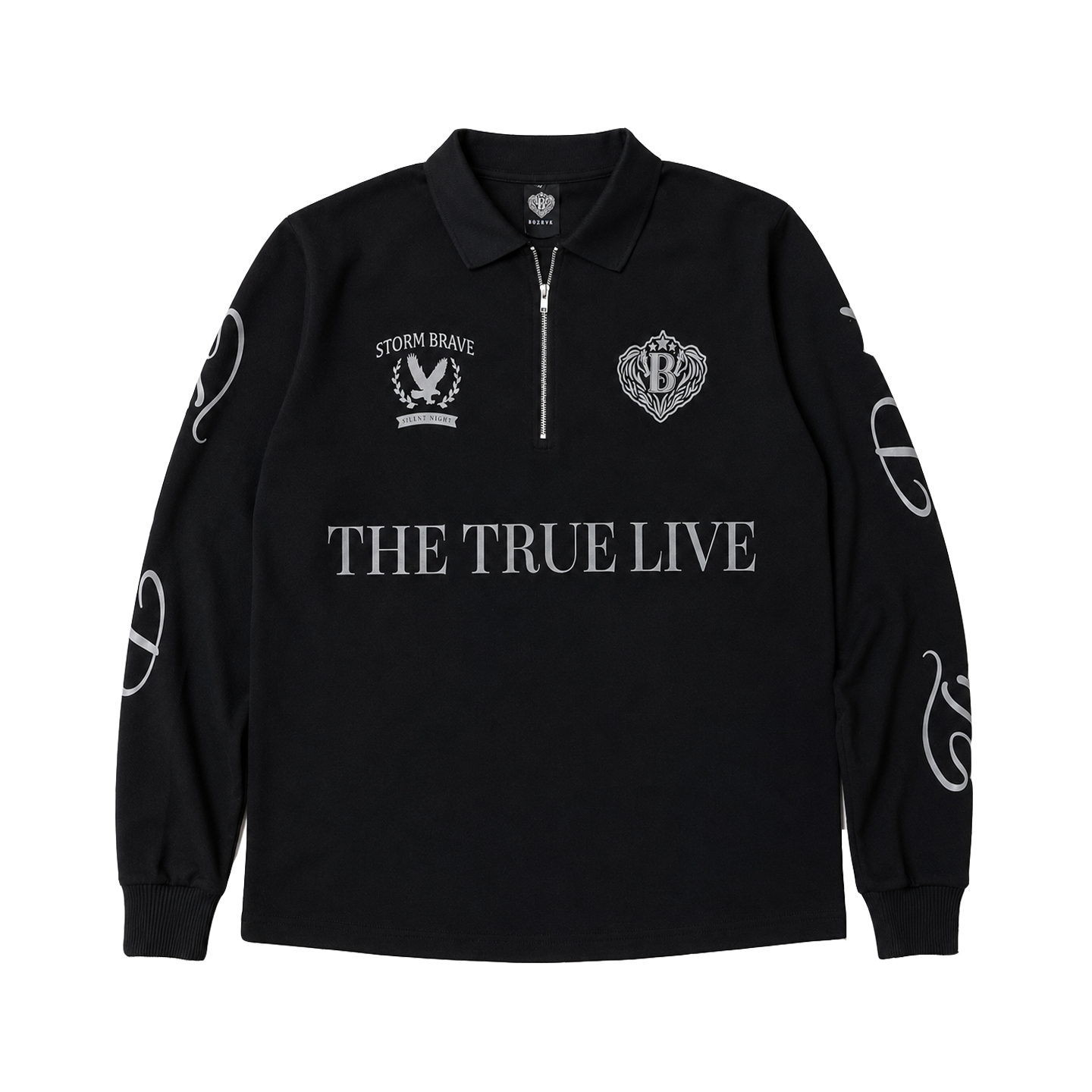Halfzip Longsleeve Black Legacy